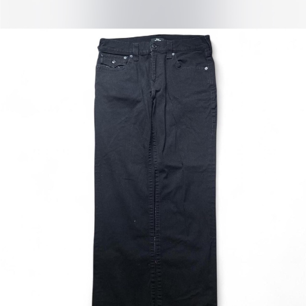 True Religion Black Straight Jeans Timeless Fit